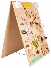 3ToysM Montessori dřevěná tabulka ZOO - velká