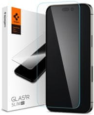 Spigen ochranné sklo tR Slim HD pro Apple iPhone 14 Pro, transparentní