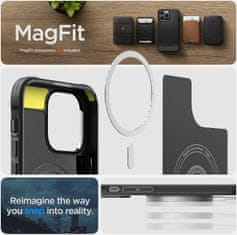 Spigen ochranný kryt Rugged Armor MagSafe pro Apple iPhone 14 Pro, černá