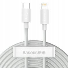 BASEUS 2 x lightninag usb-c pd 2.1a 20w 1,5m kabel