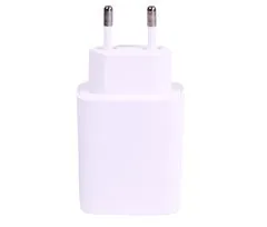 KOMA Napájecí USB-C adaptér 20W pro Apple iPhone / iPad, rychlonabíjecí, bílý