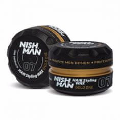 NISHMAN Wax Gold vosk na vlasy s leskem 07 150 ml