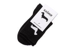 Kašmir Sportovní ponožky ORIGINAL KS01 black - 41-42