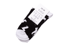 Kašmir Designové ponožky ALL DOG KS03 black - 38-40