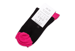Kašmir Designové ponožky CRAZY KS06 pink - 38-40