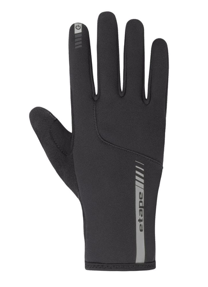 Levně Etape Zateplené rukavice Lake 2.0 WS+ Reflex černá XL