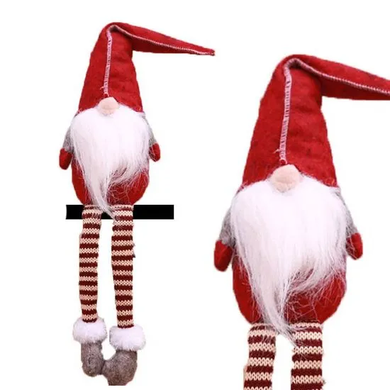 Chomik Santa Claus skřítek sedící plyšový 50 cm