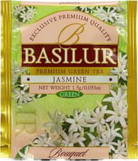 Basilur Zelený jasmínový čaj, porcovaný s přebalem, 25 porcí. Bouquet Jasmine