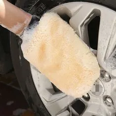 Mycí rukavice na auto leštící vlna