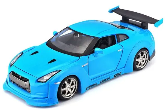 Maisto Nissan GT-R - modrá