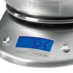 ProfiCook KW 1040 kuchyňská váha,digitální s mísou 2L