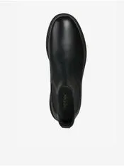 Geox Černé pánské kožené kotníkové boty Geox 45