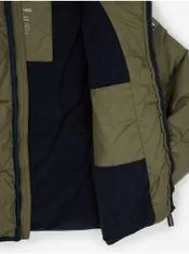 Tom Tailor Khaki klučičí prošívaná bunda s kapucí Tom Tailor 152