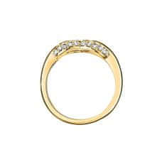 Morellato Romantický pozlacený prsten z oceli Bagliori SAVO280 (Obvod 52 mm)