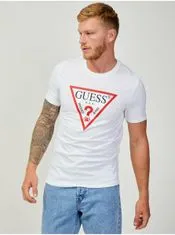 Guess Bílé pánské tričko Guess XXL