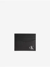 Calvin Klein Černé pánské kožené pouzdro na karty Calvin Klein Jeans UNI