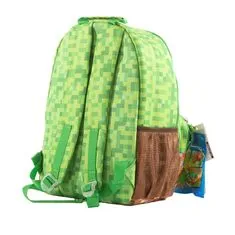 Pixie Crew volnočasový batoh Adventure - zeleno-hnědá kostka