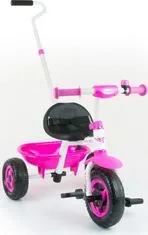 MILLY MALLY Dětská tříkolka Boby TURBO pink