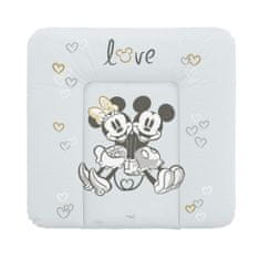 Ceba Baby CEBA Podložka přebalovací měkká na komodu (75x72) Disney Minnie & Mickey Grey