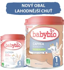 Babybio Caprea 1 počáteční kozí kojenecké bio mléko 800 g
