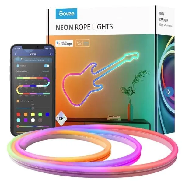 Levně Govee Neon SMART ohebný LED pásek 3m - RGBIC