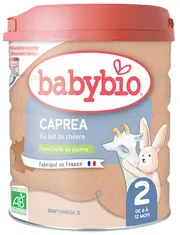Babybio Caprea 2 pokračovací kozí kojenecké bio mléko 800 g