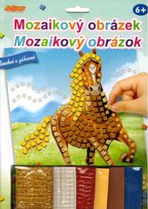 Artlover  Mozaikový obrázek Hnědý kůň 20x29cm