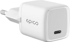 EPICO síťová nabíječka mini, PD 30W, bílá