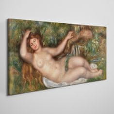 COLORAY.CZ Obraz na plátně Moderní žena stromy 100x50 cm