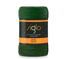 Faro Deka mikroplyš super soft lahvově zelená Polyester, 150/200 cm