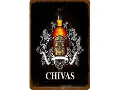 Cedule-Cedulky Plechová cedule Chivas