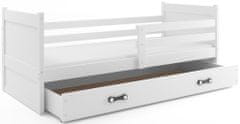 Importworld Dětská postel Klepino 1 90x200, s úložným prostorem - 1 osoba - Bílá, Bílá