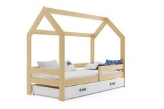 Importworld Dětská postel Igor - 1 osoba, 80x160, s úložným prostorem – Borovice