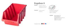 PATROL Ergobox 4 červený, 204 X 340 X 155 mm