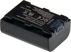 Baterie T6 Power pro videokameru Sony NP-FH50, Li-Ion, 6,8 V, 700 mAh (4,7 Wh), šedá
