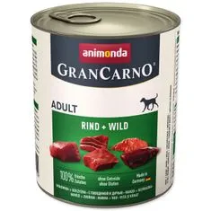 Animonda Konzerva Gran Carno hovězí + zvěřina - 800 g