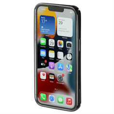 Hama ClearandChrome, kryt pro Apple iPhone 13 Pro, recyklovaný materiál, černý