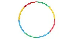 LiveUp Kruh hula hoop rozkládací 8 částí, 90 cm