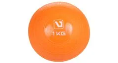 LiveUp Weight ball míč na cvičení oranžová, 1 kg