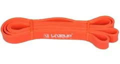 LiveUp Aerobic guma posilovací guma 208 x 0,45 cm oranžová, L