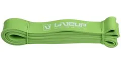 LiveUp Aerobic guma posilovací guma 208 x 0,45 cm zelená, M