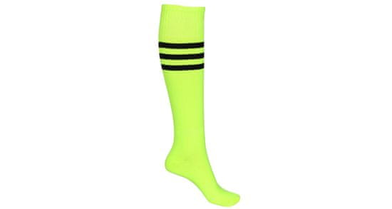 Merco Multipack 4ks United fotbalové štulpny s ponožkou žlutá neon, senior
