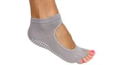Merco Grippy S2 ponožky na jógu, bezprsté šedá