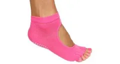 Merco Grippy S2 ponožky na jógu, bezprsté růžová