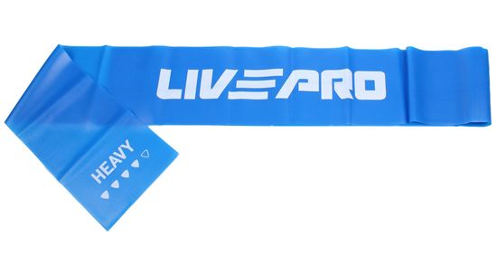 LivePro Multipack 4ks Resistance LP8413 posilovací guma modrá
