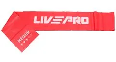 LivePro Multipack 4ks Resistance LP8413 posilovací guma červená