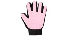 Pet Glove vyčesávací rukavice růžová