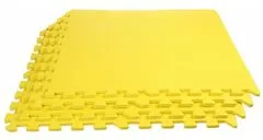 Merco Colored Puzzle fitness podložka žlutá, 4 ks