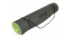 Merco Yoga TPE 6 Double Mat podložka na cvičení černá-zelená