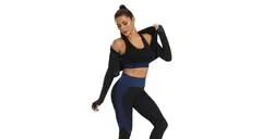 Merco Yoga Sense fitness set dámský černá-modrá, S